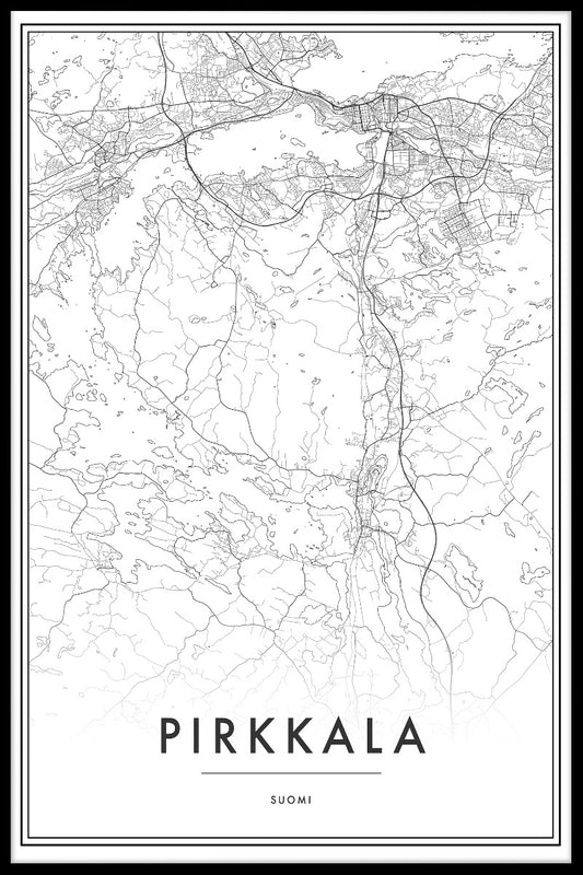 Pirkkala Map juliste
