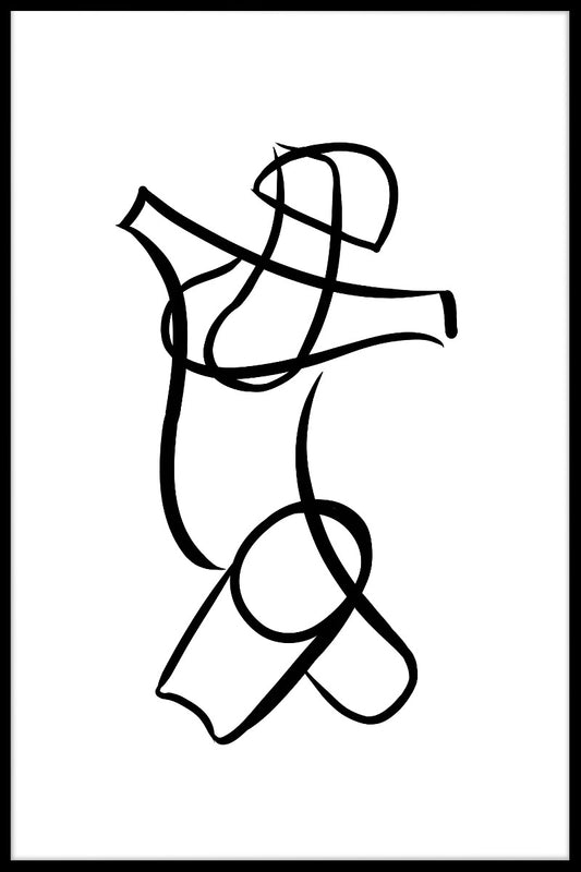 Motion Line Art juliste