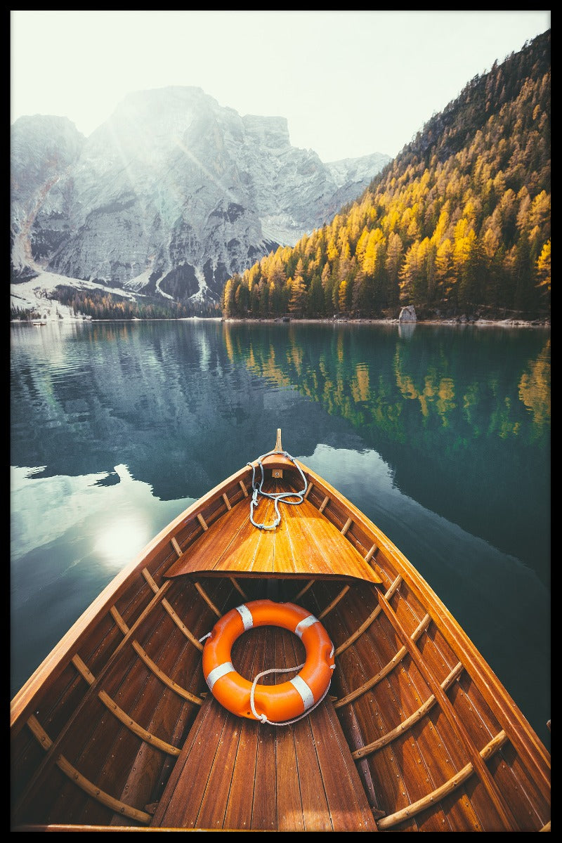 Braies Lake Dolomites juliste