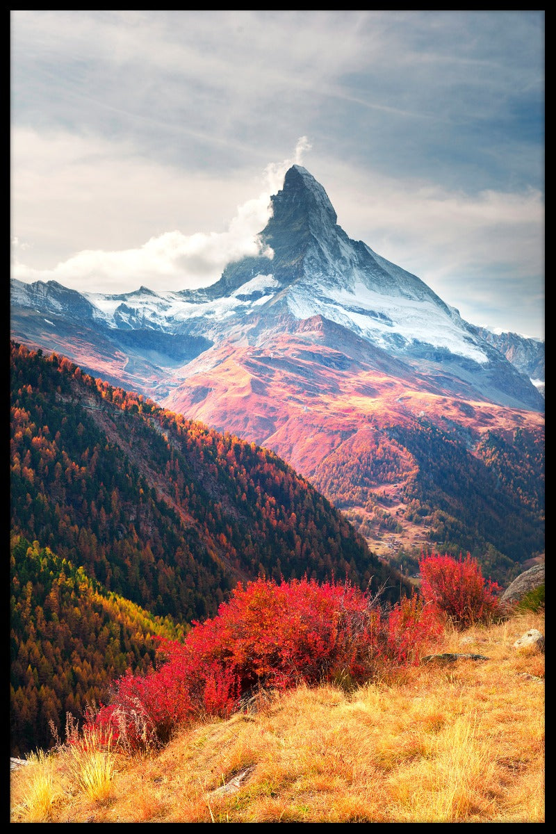 Matterhorn Alps Autumn juliste