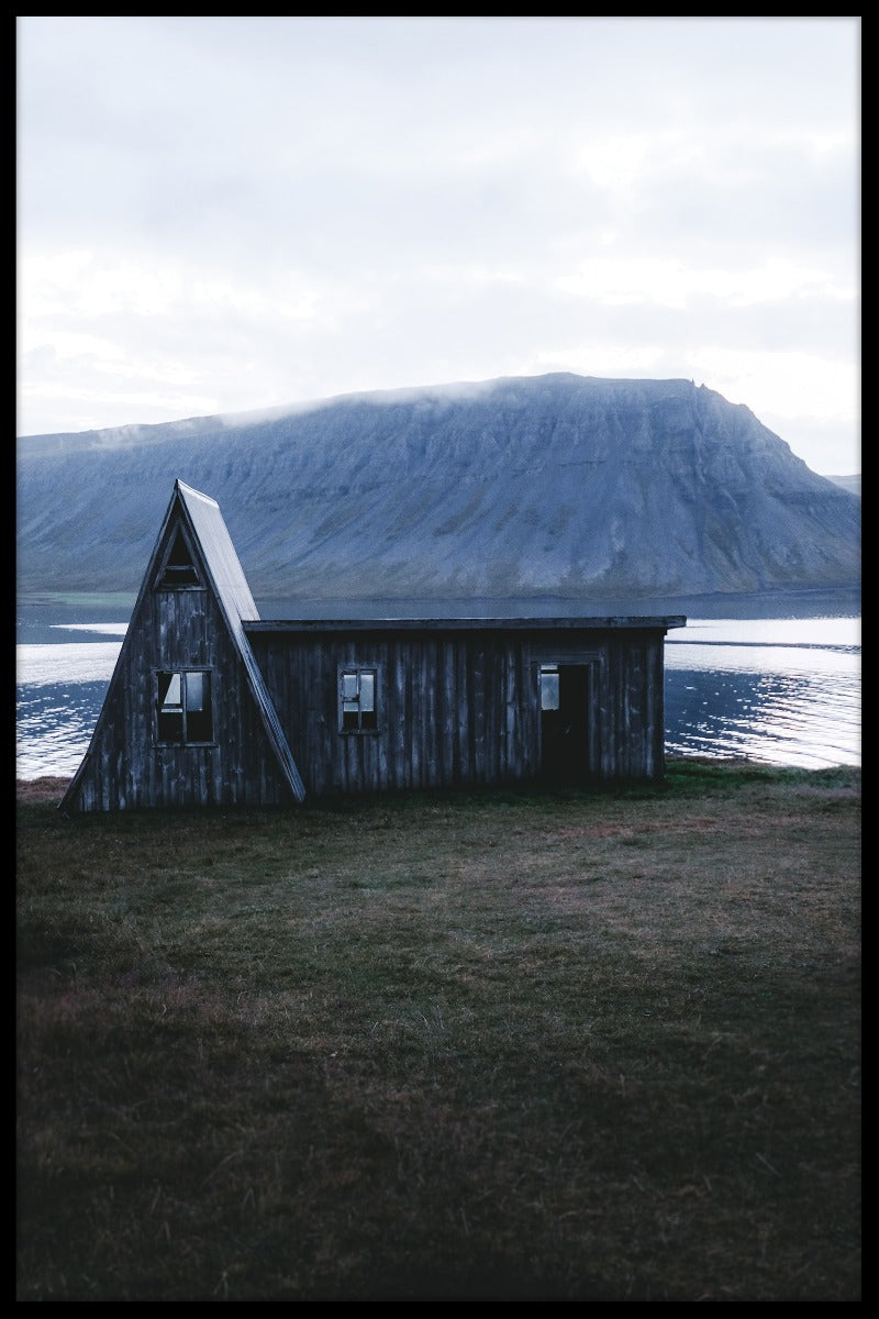 Old Wooden House Iceland juliste