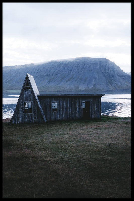 Old Wooden House Iceland juliste