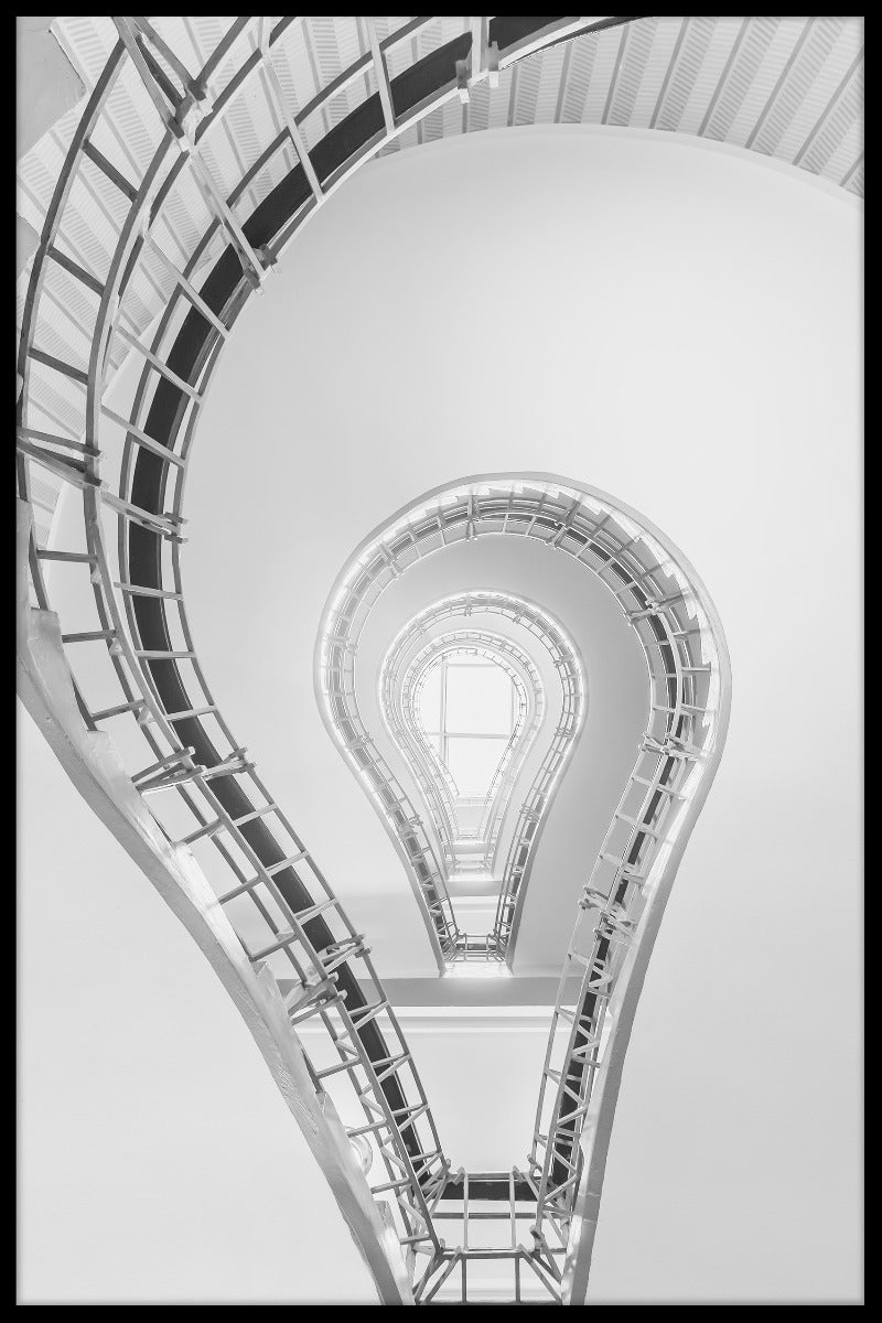 Lightbulb Staircase juliste