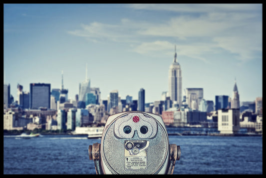 Vintage Binoculars NYC juliste