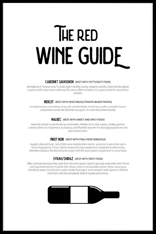 Red Wine Guide juliste