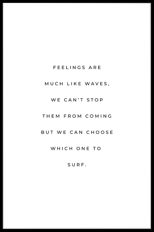 Feelings Quote juliste