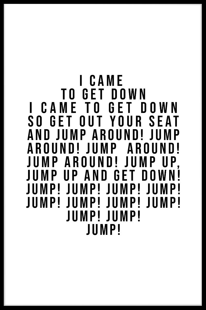 Jump Around juliste