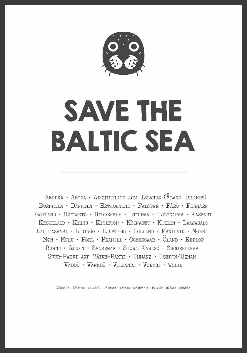 Save The Baltic Sea juliste