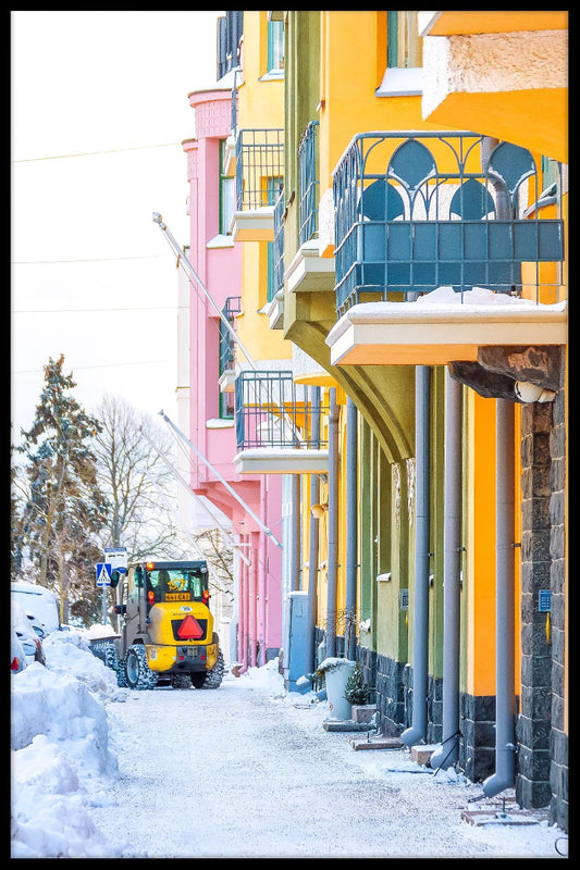 Helsinki Winter Street juliste