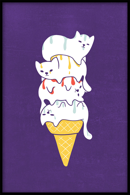 Ice Cream Cats juliste