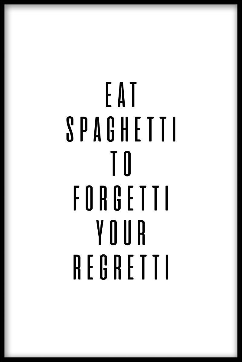 Eat Spaghetti juliste