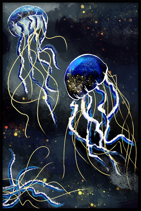 Jellyfish Art N02 juliste