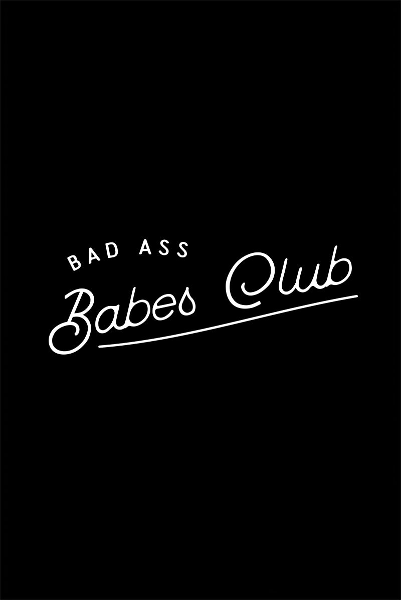 Badass Babes Club juliste