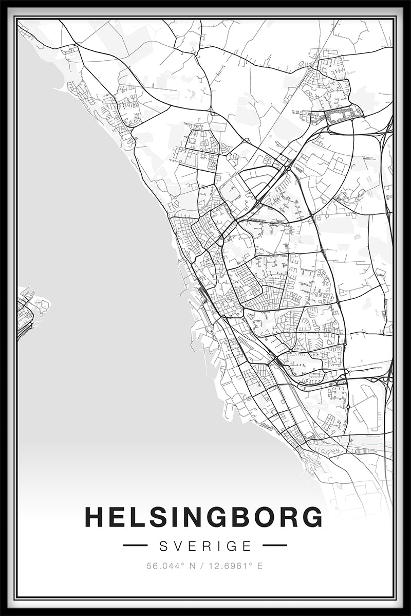 Helsingborg Map juliste