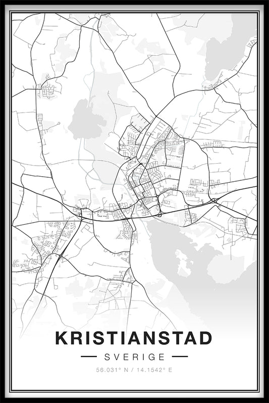 Kristianstad Map juliste
