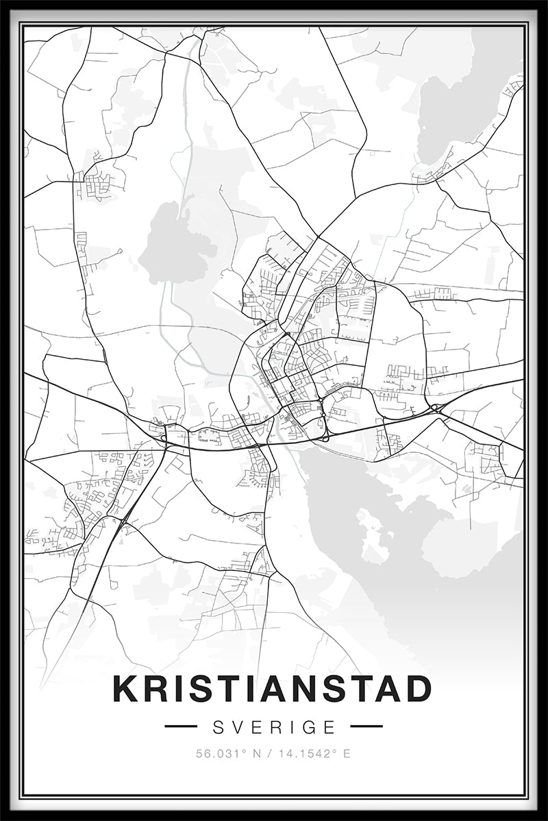 Kristianstad Map juliste