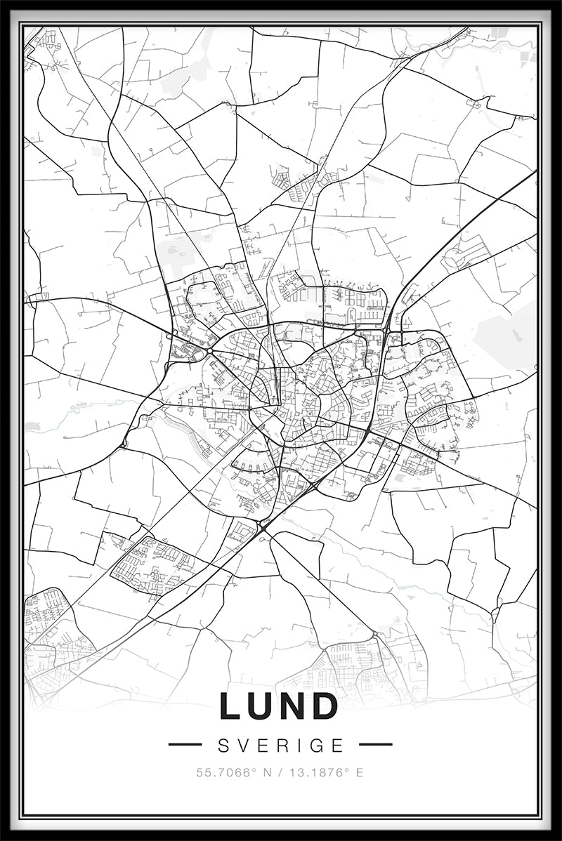 Lund Map juliste