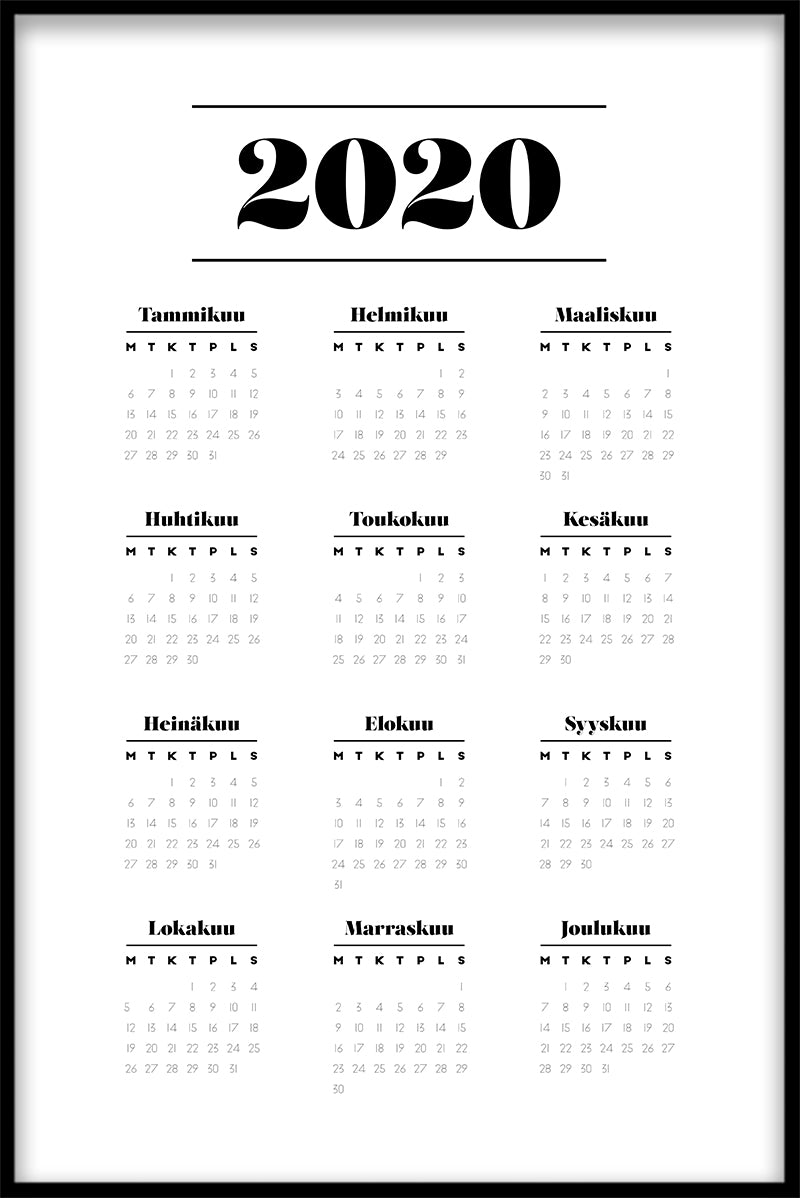 Kalenteri N03 juliste