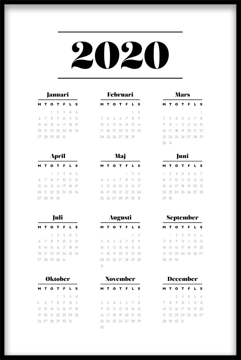Kalender N03 juliste