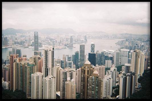 Cityscape Hong Kong juliste