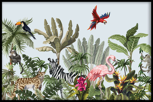 Tropical Animals Kids N02 juliste