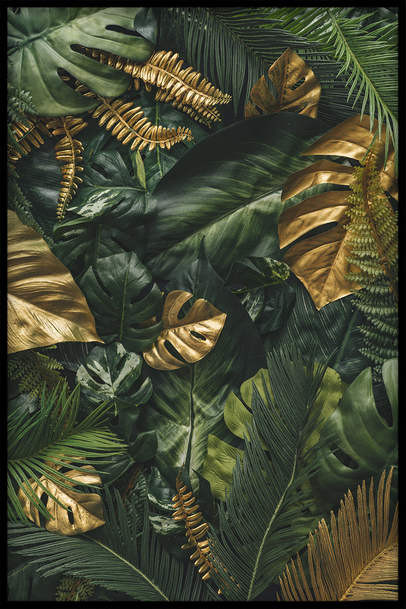 Golden Green Tropical juliste