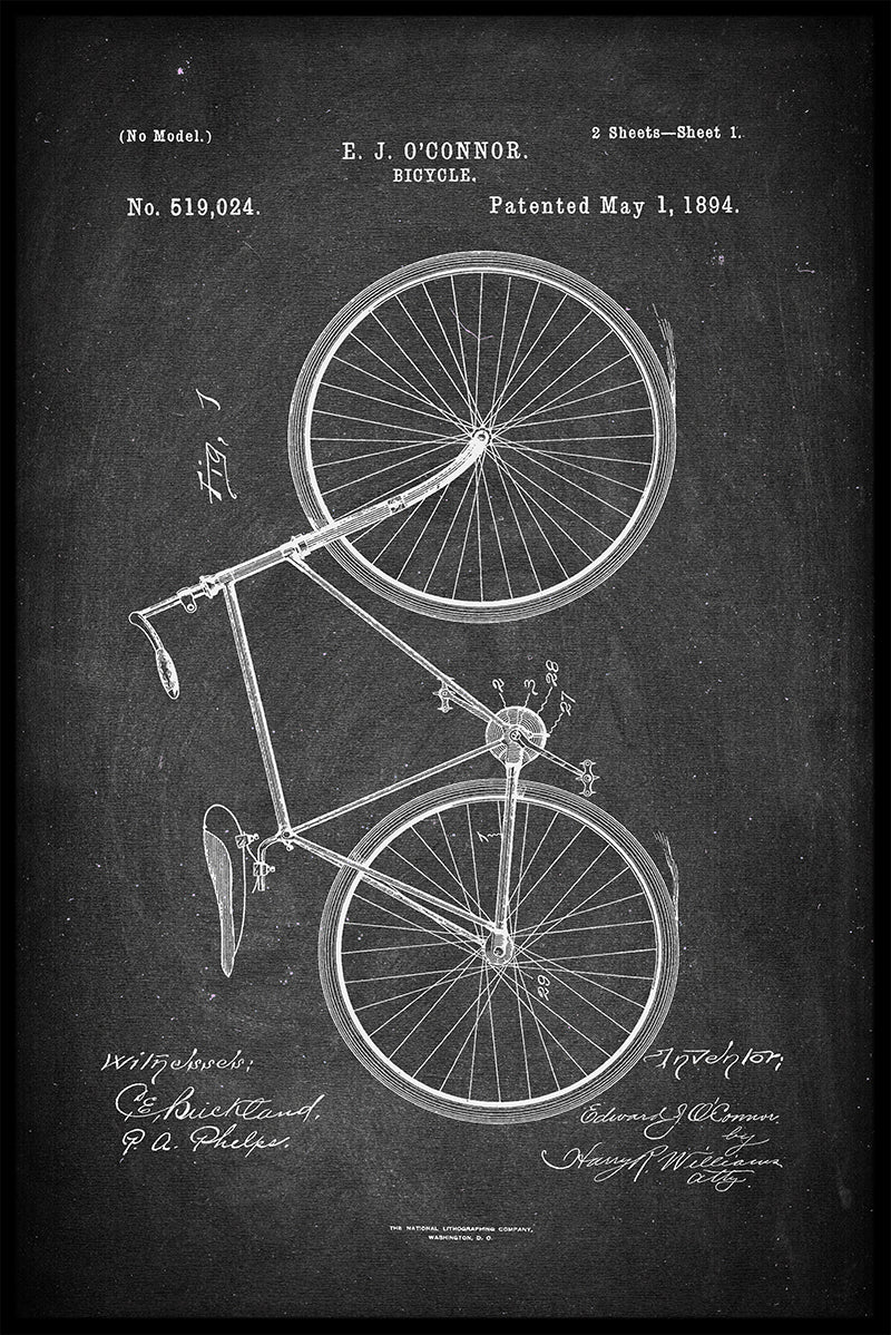 Bicycle Patent N02 juliste