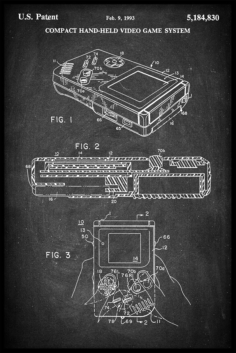 Gameboy Patent juliste