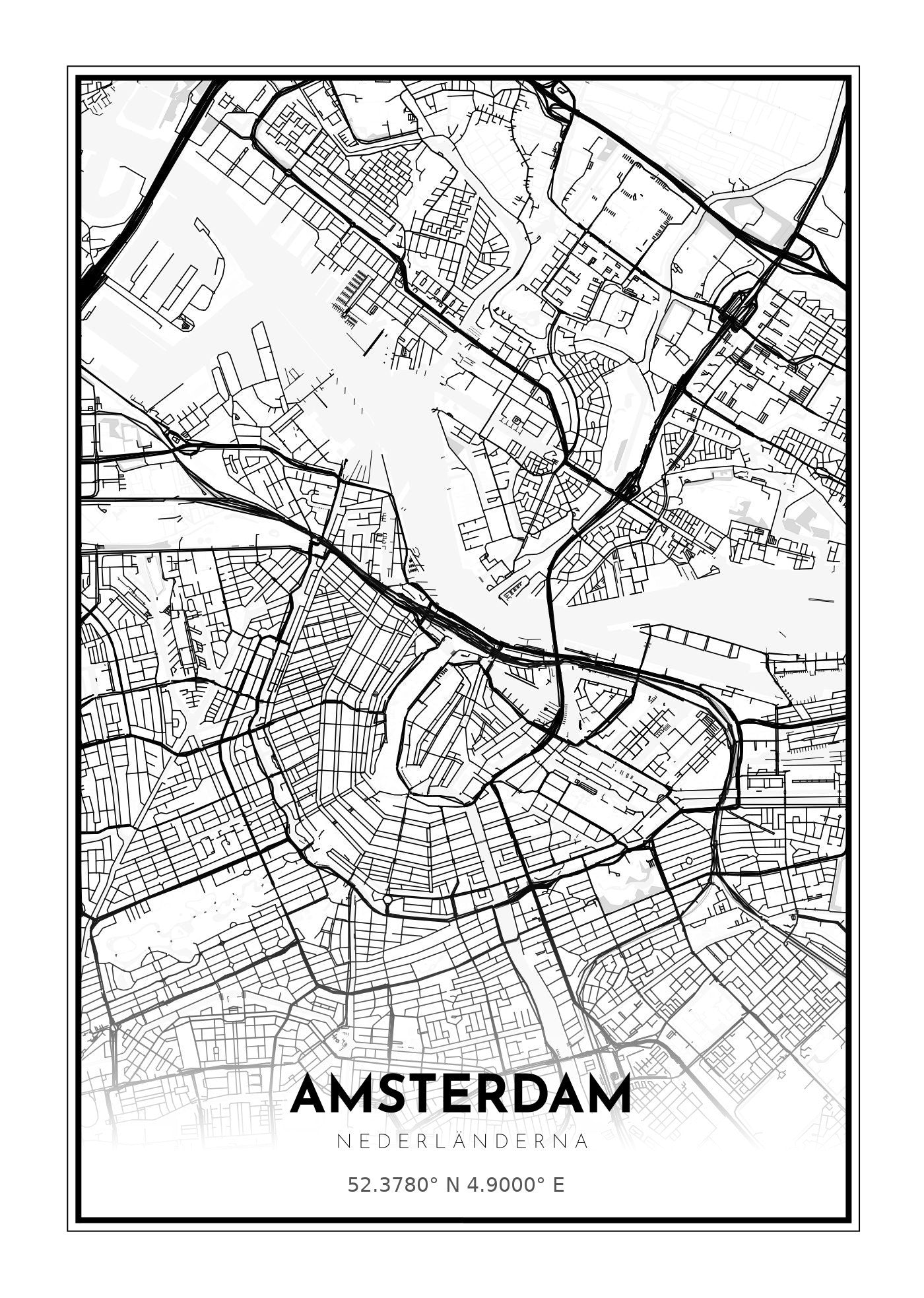 Amsterdam 50X70 cm