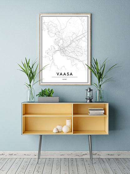 Vaasa Map juliste