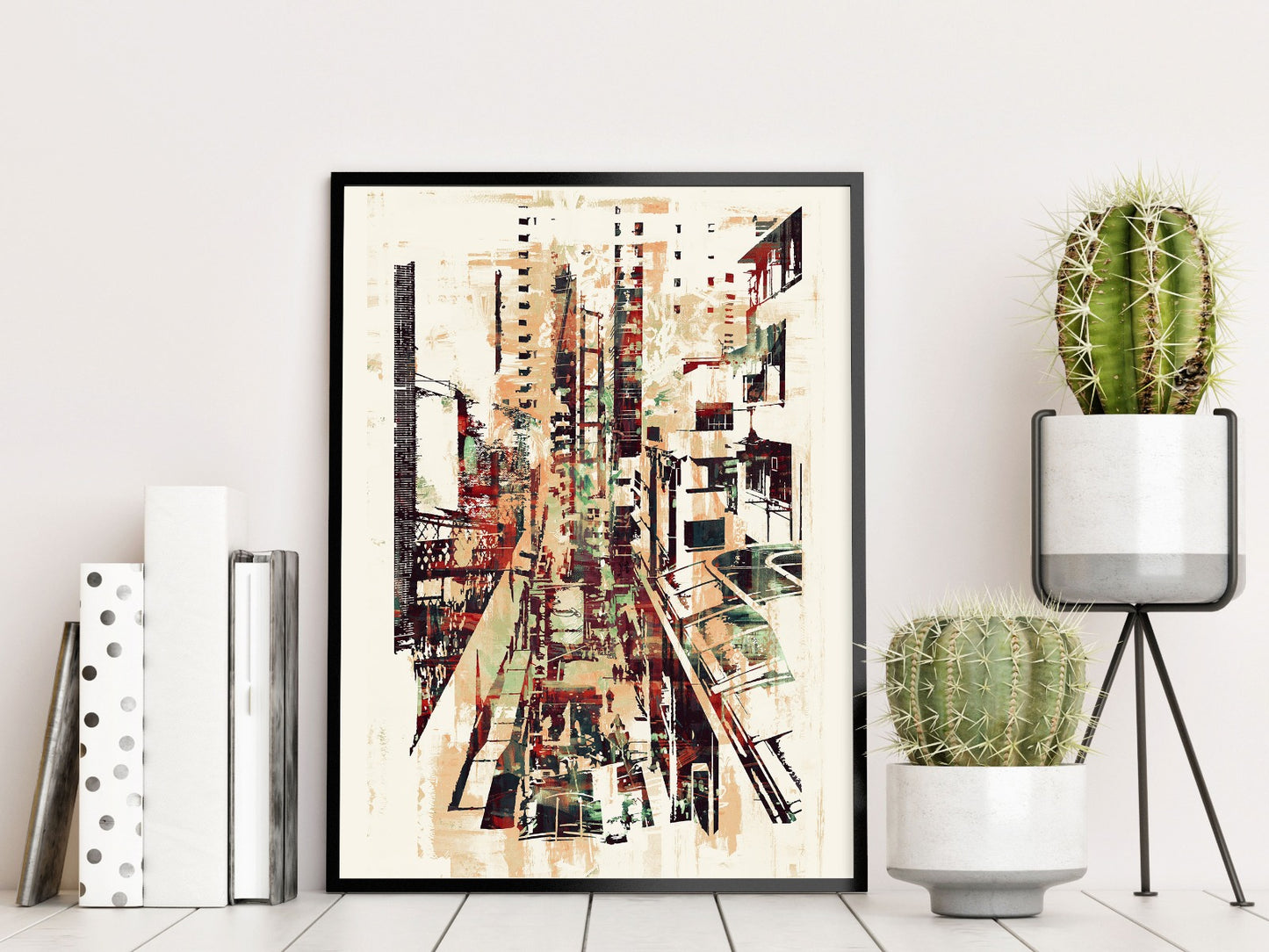 Abstract Cityscape juliste
