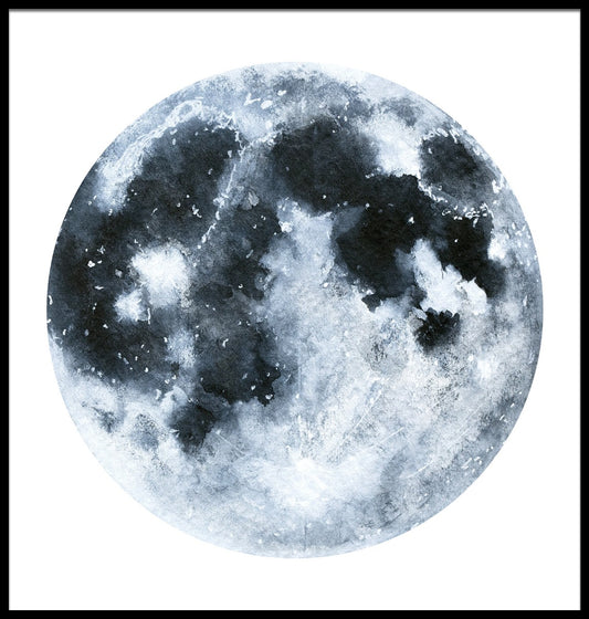 Moon Illustration juliste