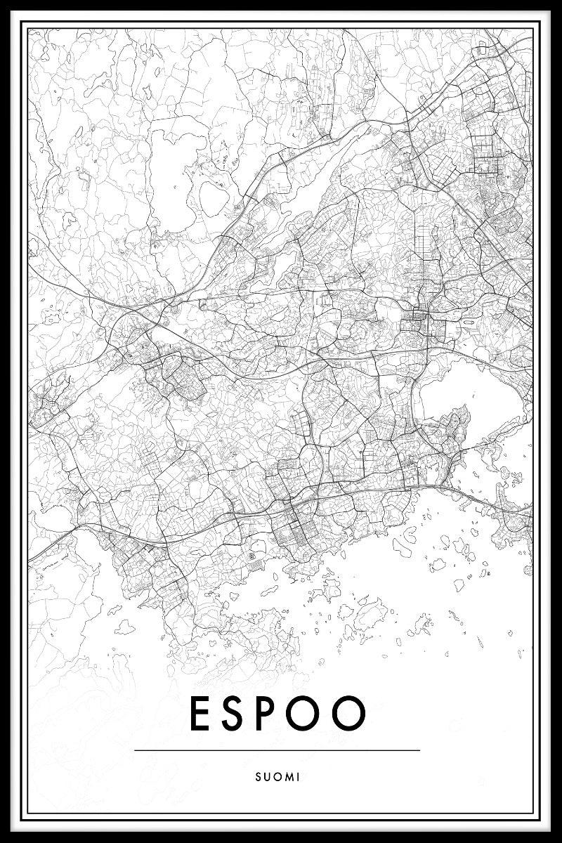Espoo Map juliste