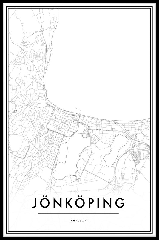 Jönköping Map juliste