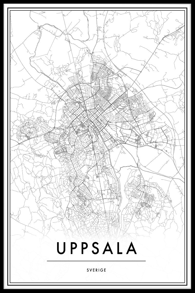 Uppsala Map juliste