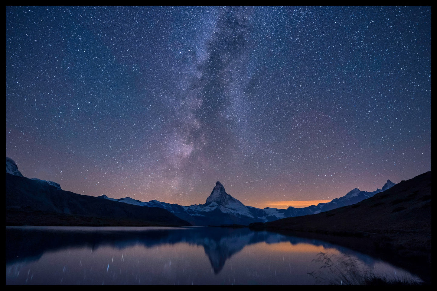 Matterhorn and Milky Way juliste