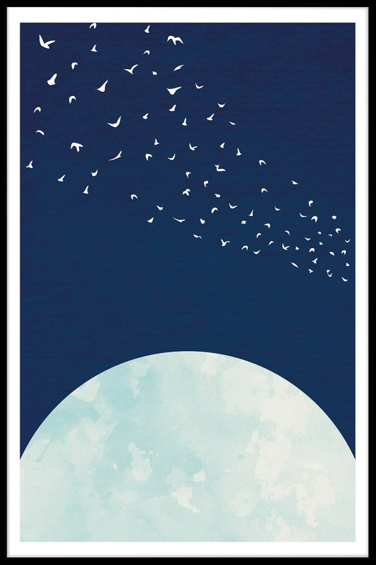 Moon Flock of Birds juliste